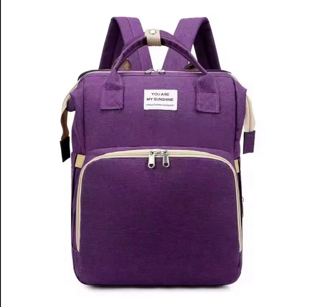 Parce que l’aventure n’attend pas… et bébé non plus / Le sac à langer convertible