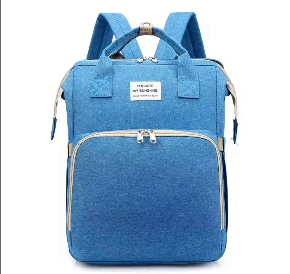 Parce que l’aventure n’attend pas… et bébé non plus / Le sac à langer convertible