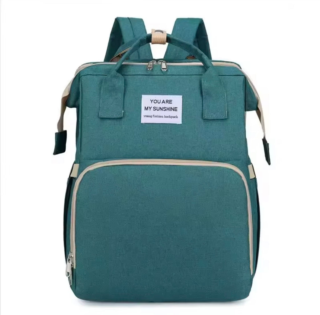 Parce que l’aventure n’attend pas… et bébé non plus / Le sac à langer convertible