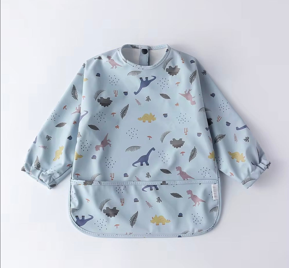 Bavoir bébé imperméable à manches longues – Repas sans stress