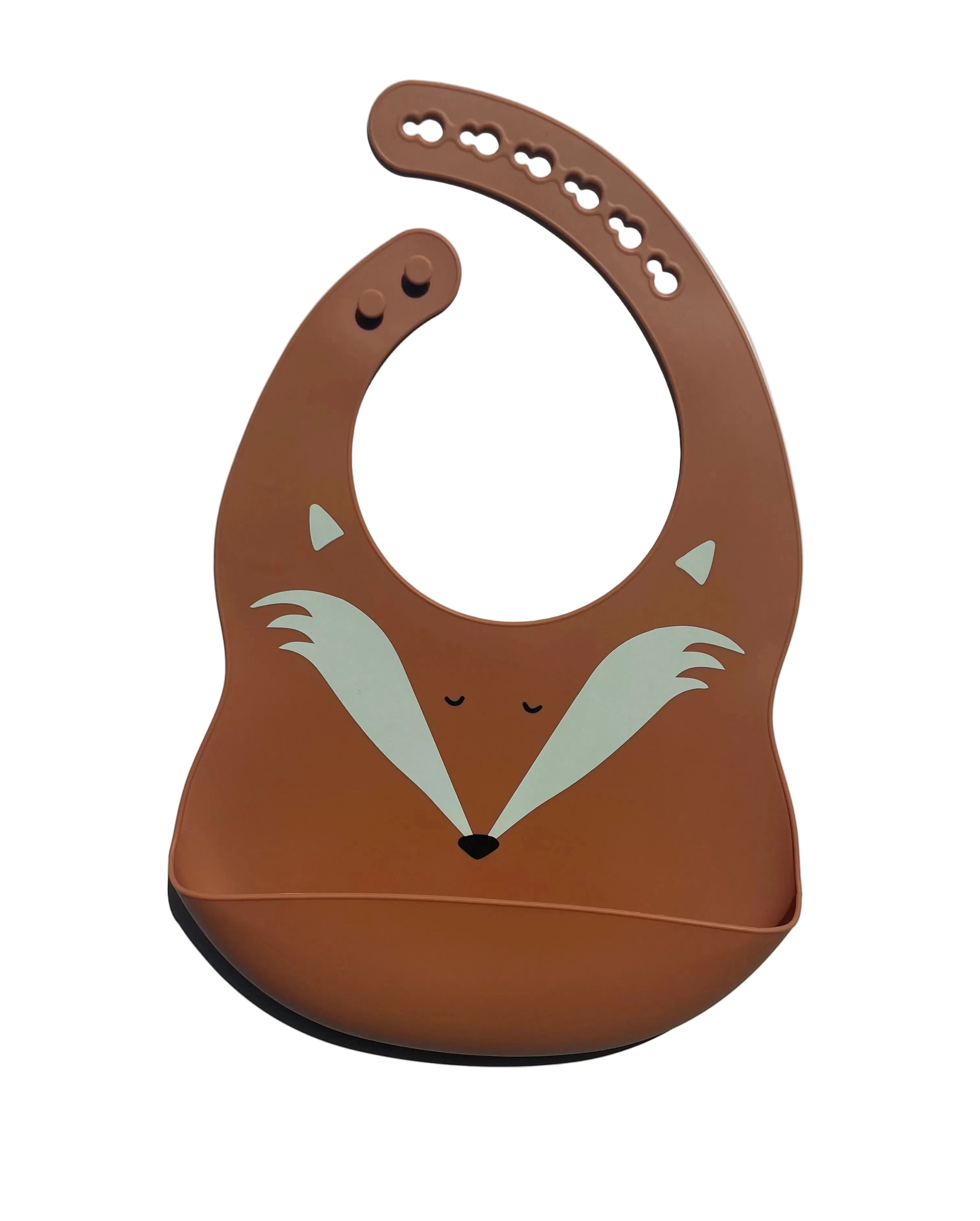 Ensemble repas bébé motif renard en situation