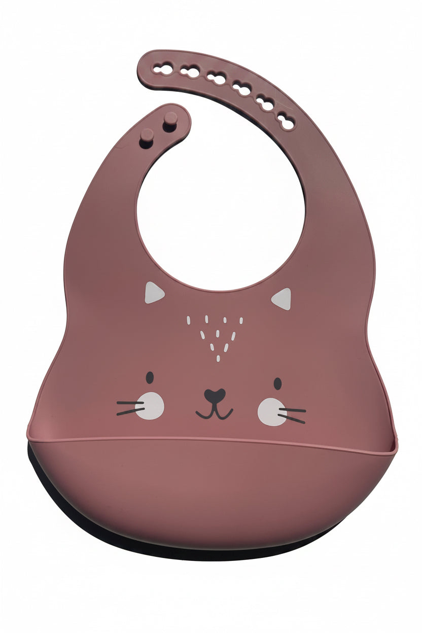 Ensemble repas bébé motif chat en situation