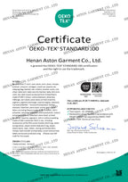 Certificat OEKO-TEX STANDARD 100 Classe I - doudou V.Lune